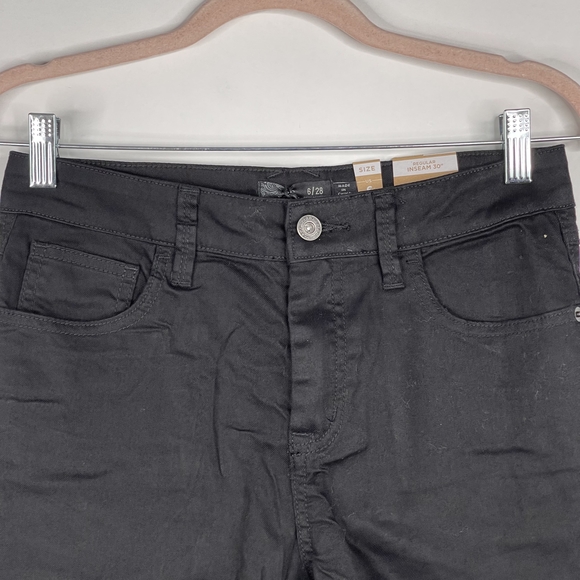 NWT prAna Oday Jean Regular Inseam in Black Out 6 High Rise Skinny #7418 - Picture 3 of 16